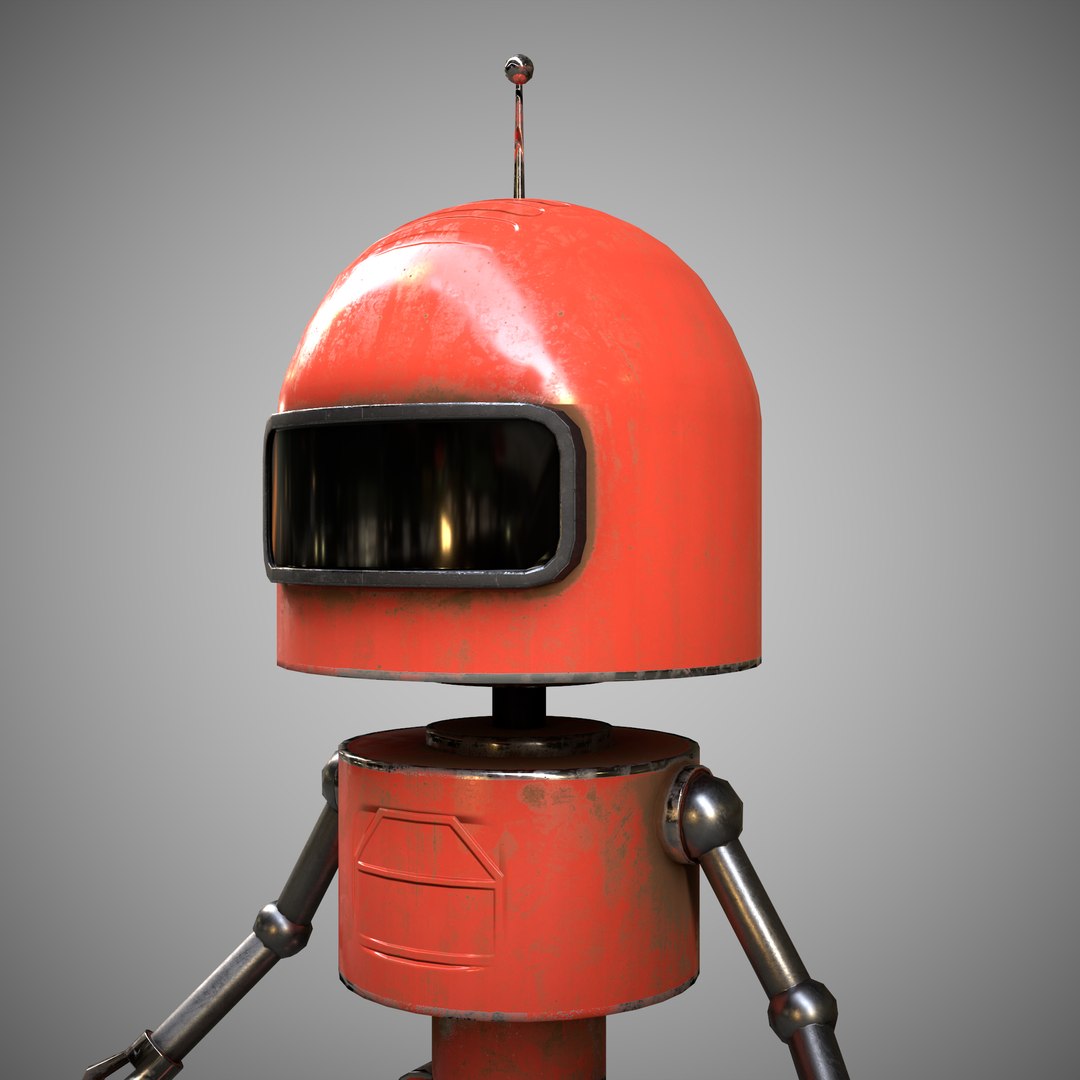 3D A Low-poly 3D Modelof A Robot Of Three Types Model - TurboSquid 1973055