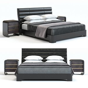 Baker Furniture - Tashmarine Bed Black