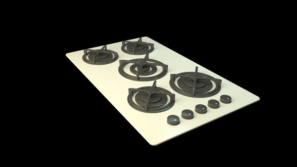 3D 3d cooktop model model