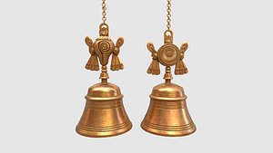 sanku chakkra temple bell 3D model
