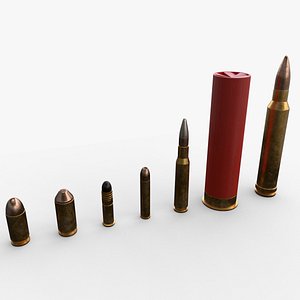 bullets pbr 3D model