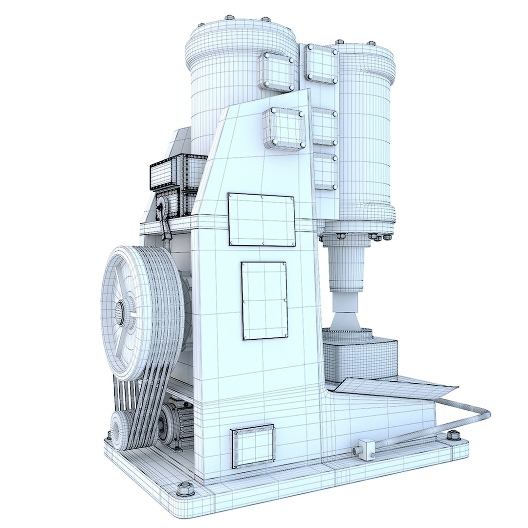 MA4129A Forging Hammer - Industrial Machine Tool 3D Model - TurboSquid ...