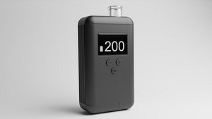hand-held dry herb vaporizer 3D model