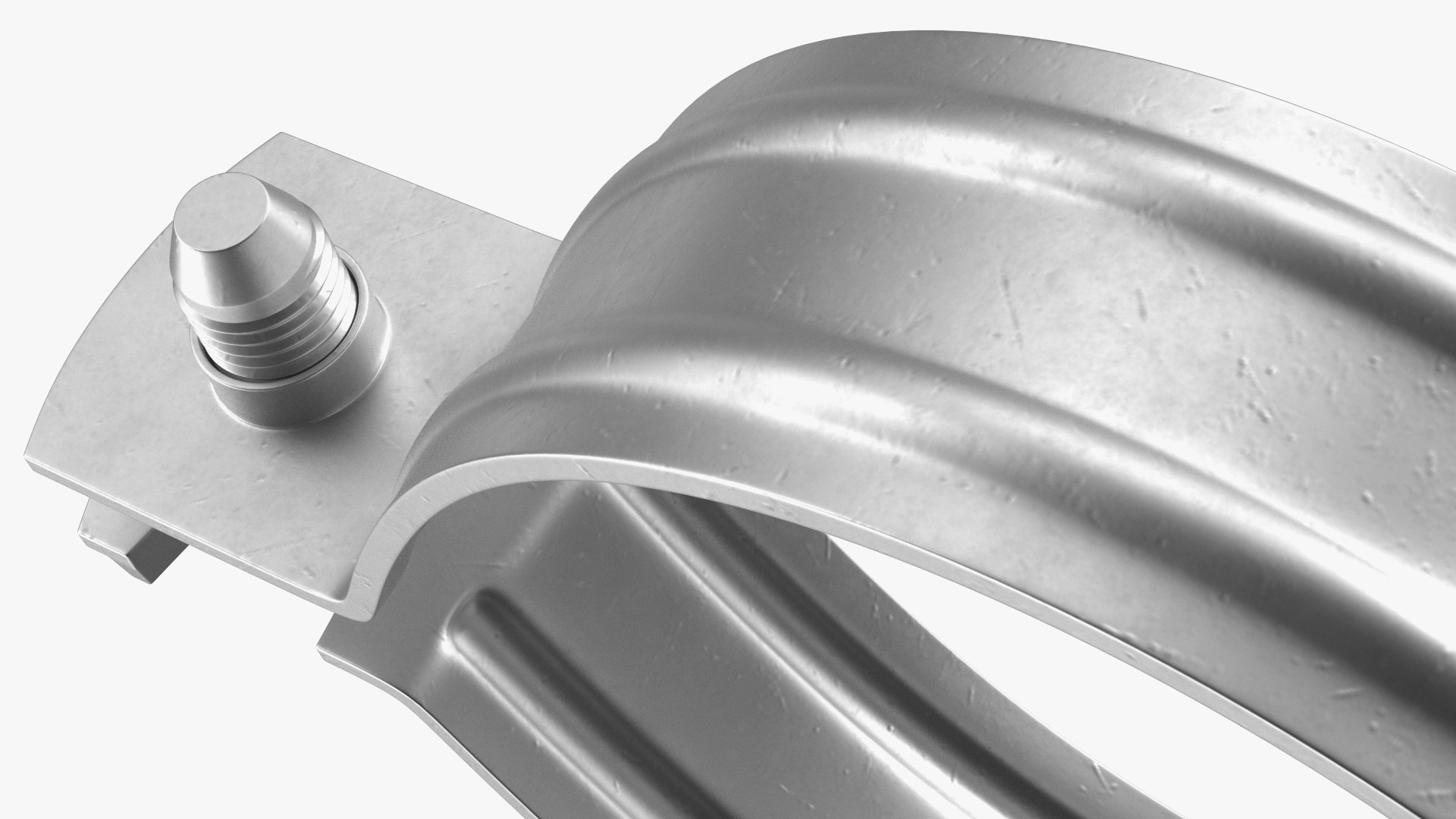 Stainless Steel Pipe Clamp 3D model TurboSquid 1785454
