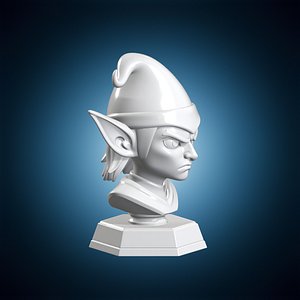 Link Bust 3D Print Model Fan Art 3D