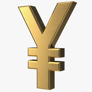 Japanese Yen Currency Symbol Gold