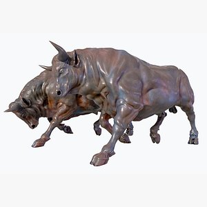3D Bull Sculpture