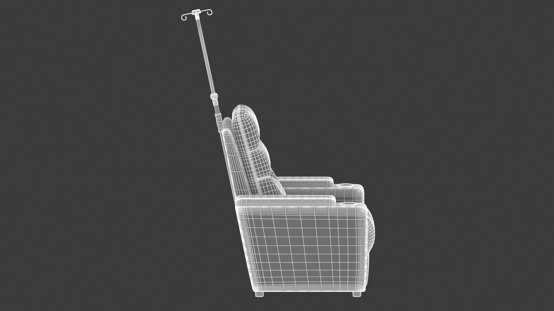 3D Model Medical Infusion Chair - TurboSquid 2372334