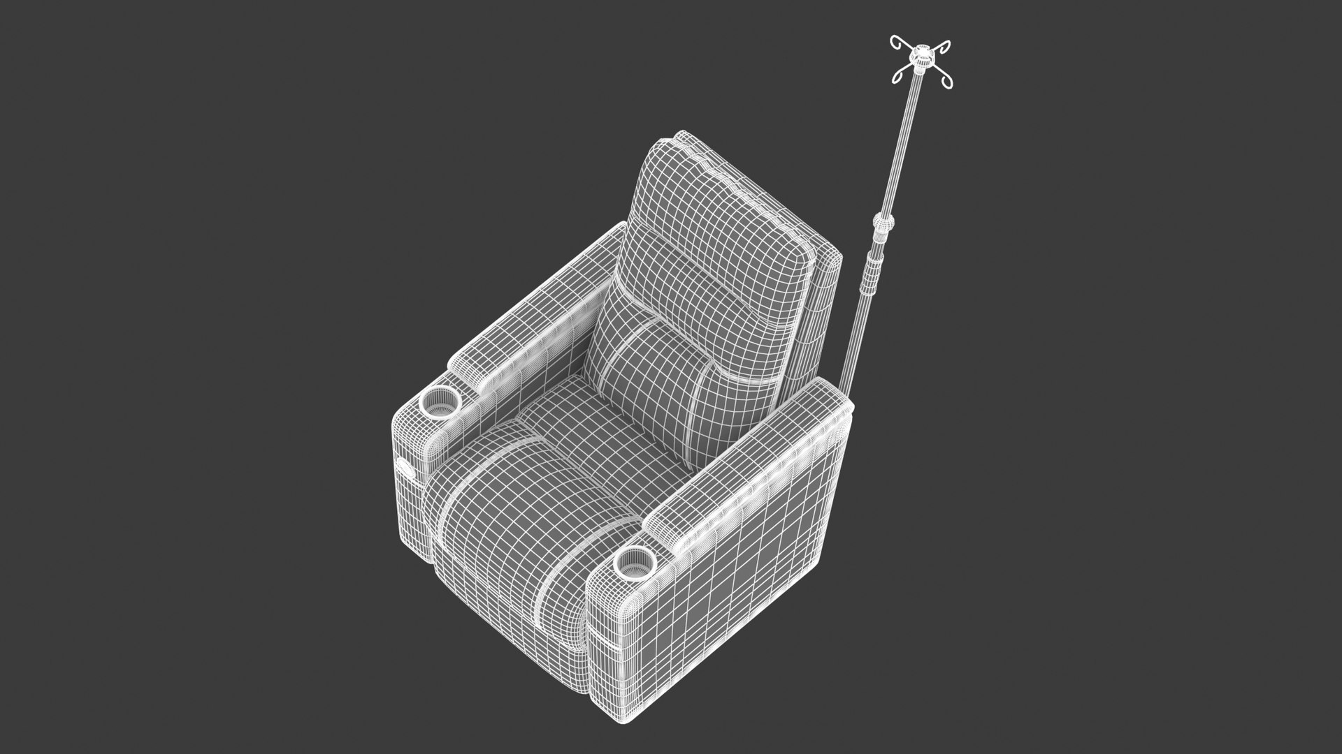 3D Model Medical Infusion Chair - TurboSquid 2372334