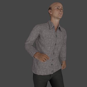 3D model Rigged Male Character 26