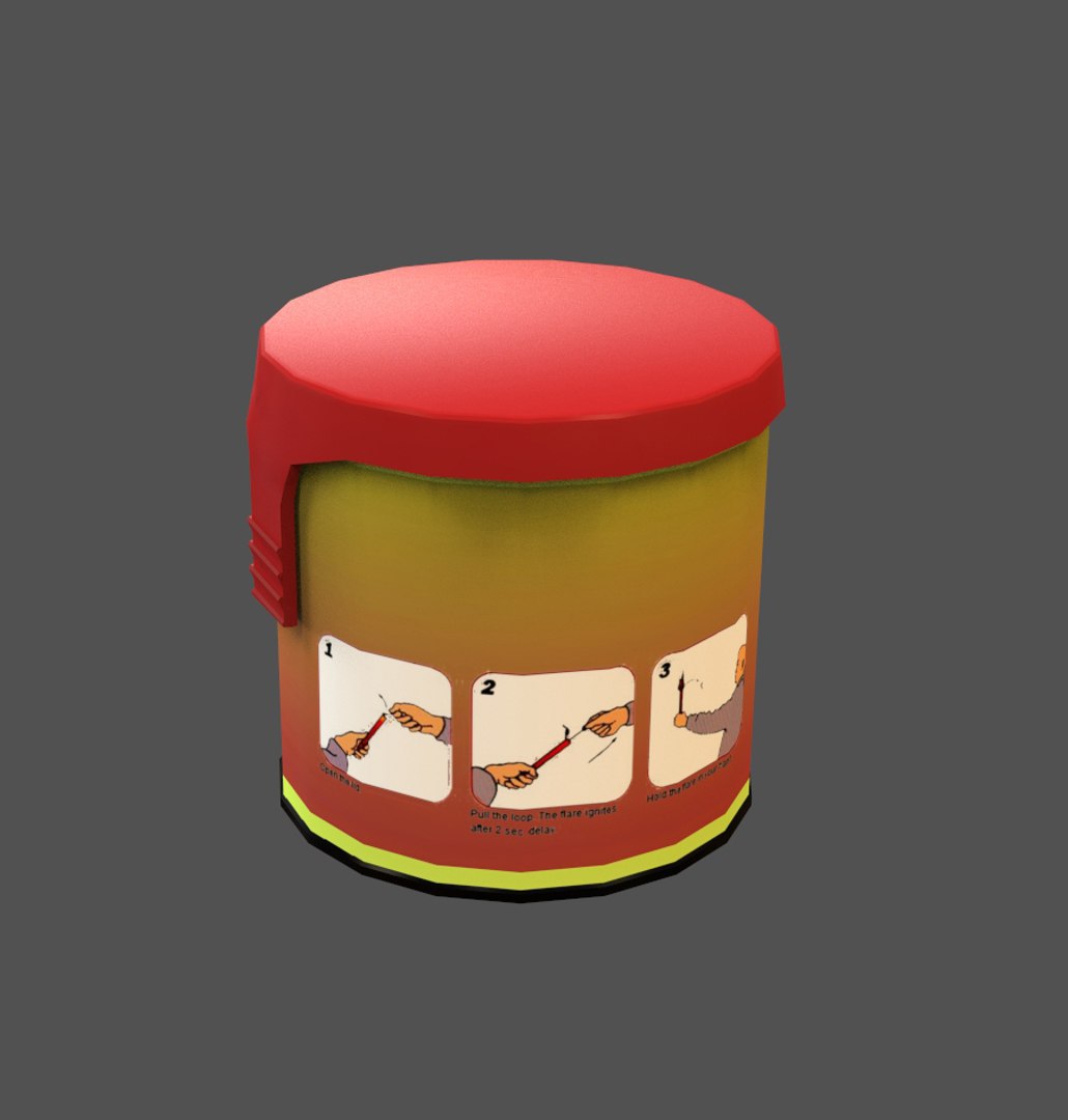 Pyrotechnic Signal Sea 3D Model - TurboSquid 1351701