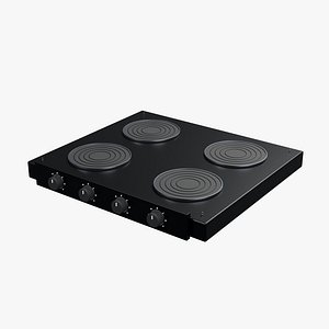 Four Zone Electric Cooktop - Standard appliance exterior