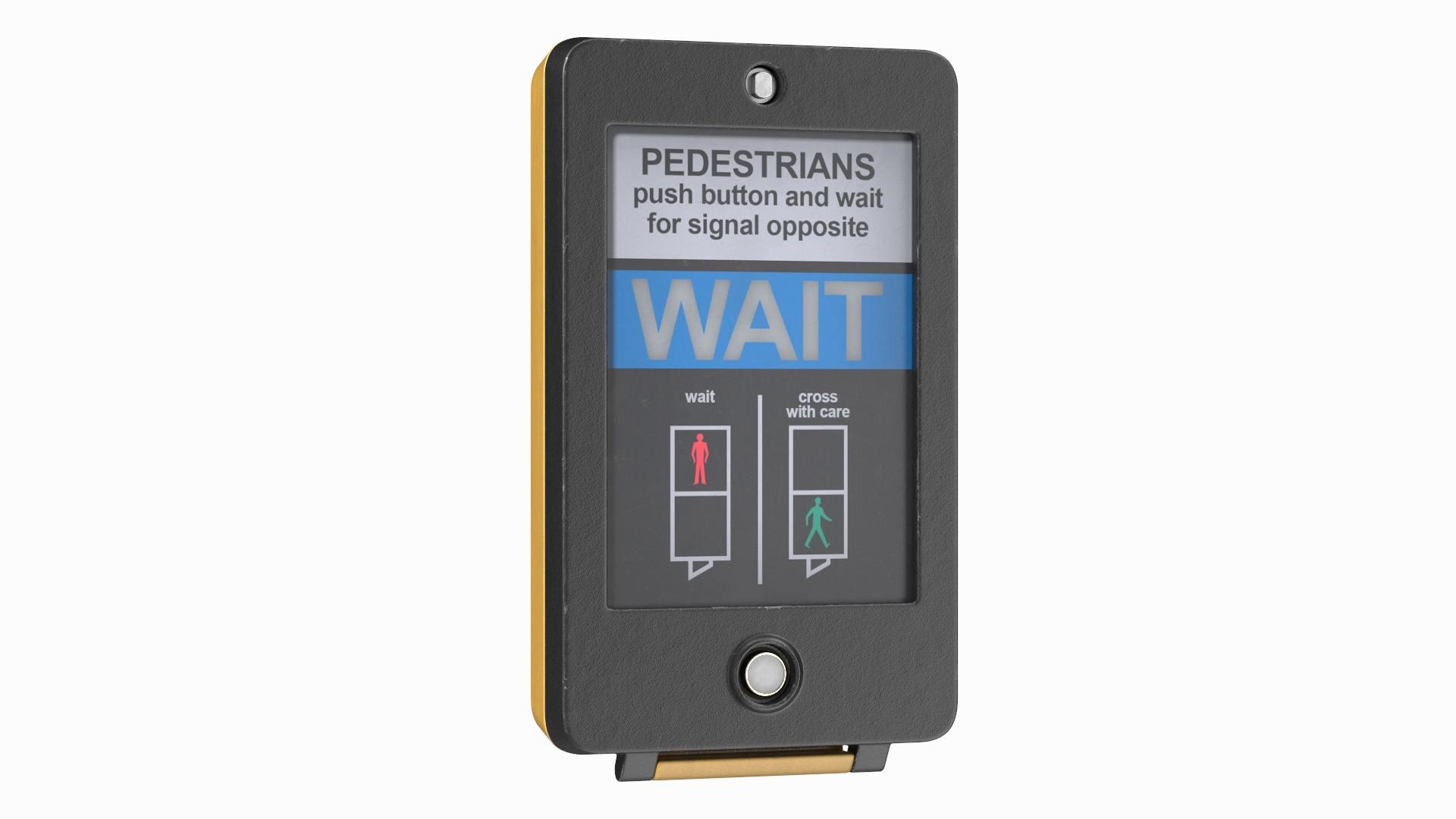 London Pedestrian Crosswalk Button Off 3D - TurboSquid 2045385