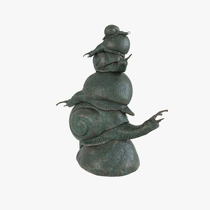 Sculpture Snail 3D model