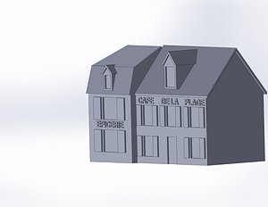 beach calvados cafe model