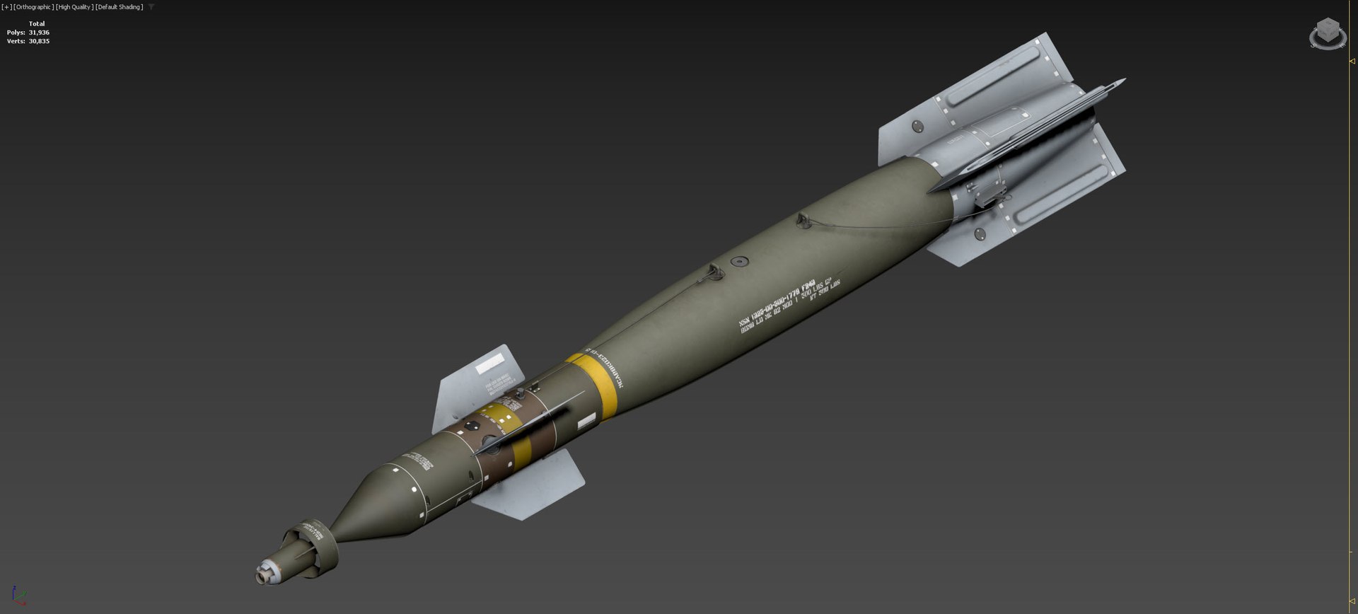 3D GBU-12 Paveway - TurboSquid 2294385