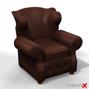 3d chair lounge model