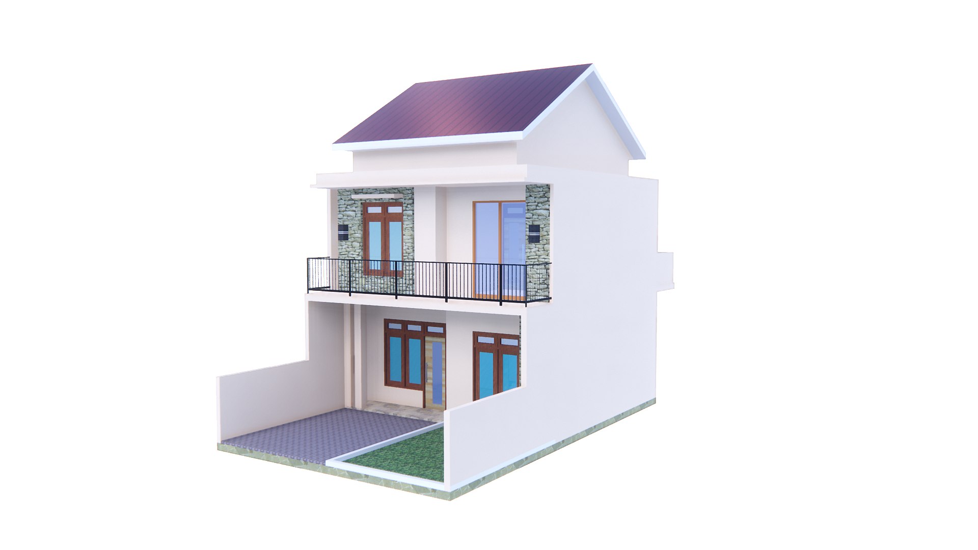 7 X 11 House Concept 3D Model - TurboSquid 2013275