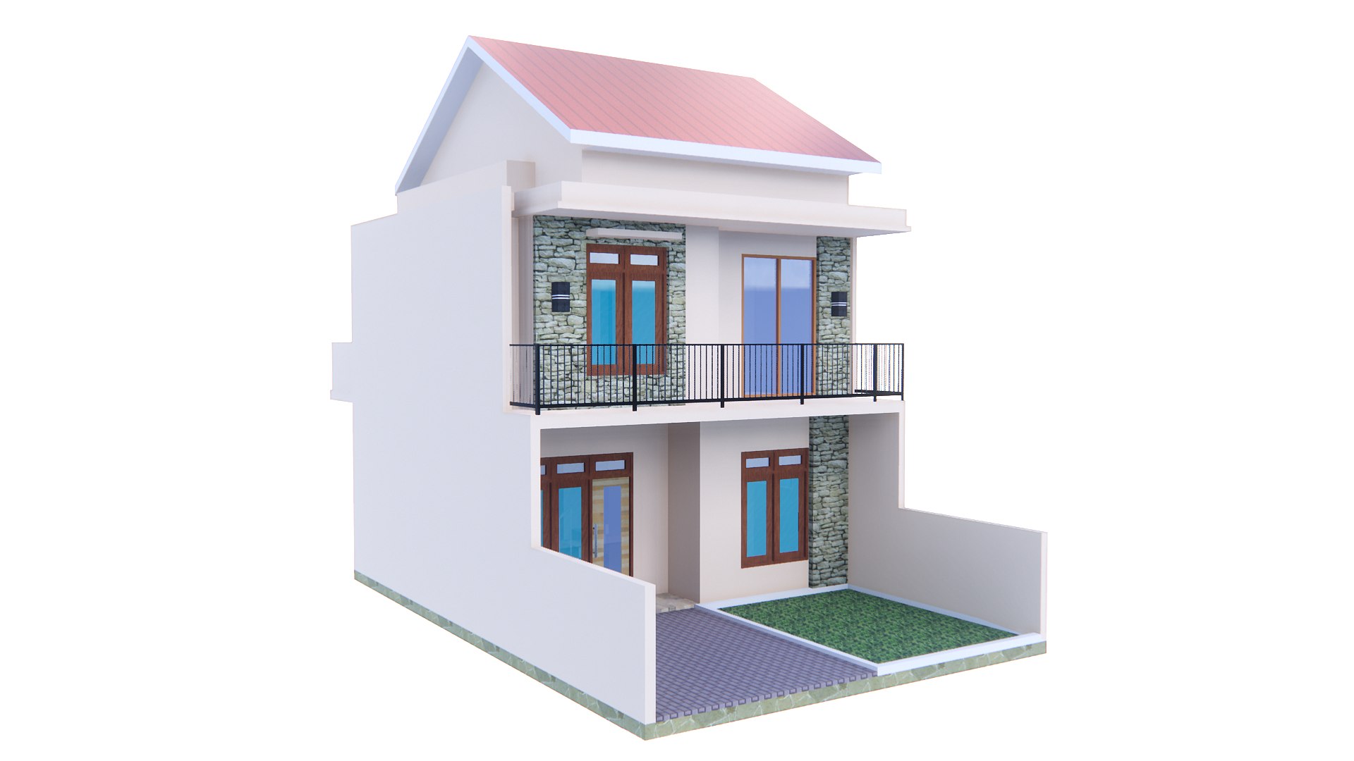 7 X 11 House Concept 3D Model - TurboSquid 2013275