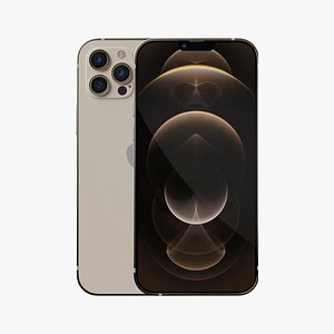 3D iPhone 13 Pro -Gold