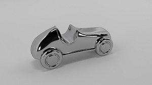 3D Monopoly game board pieces