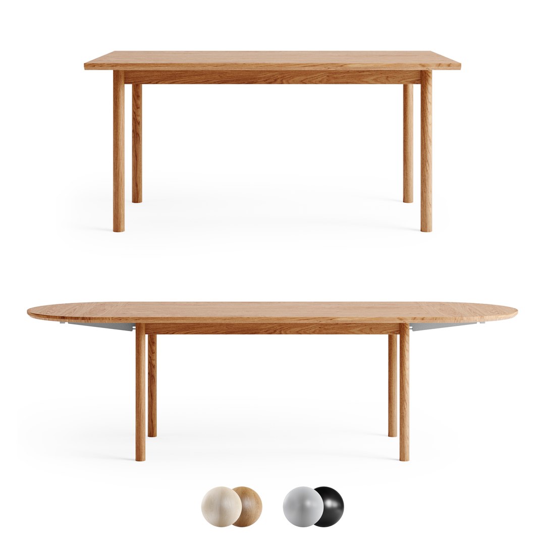 3D Model Bolia Dining Table Track1 - TurboSquid 2144194