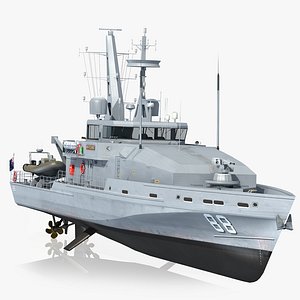 HMAS Maitland P88 Royal Australian Navy Patrol Boat 3D model