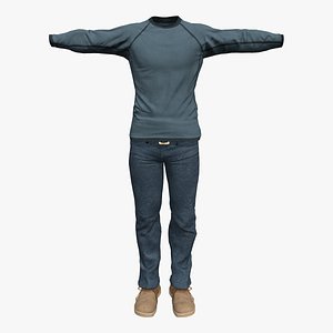 3D Men Sweatshirt Full Outfit