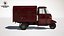Classic Worn Three-Wheeler Auto Rickshaw Panel Van PBR
