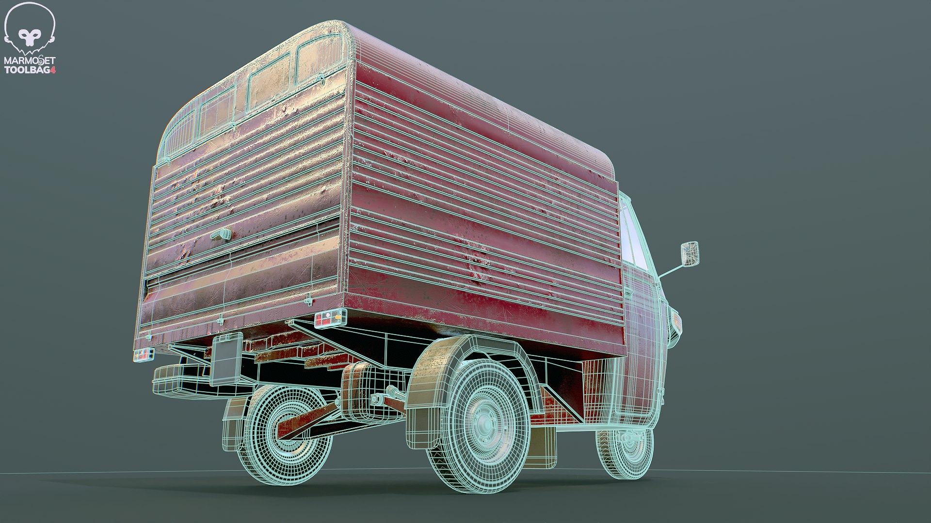 Classic Worn Three-Wheeler Auto Rickshaw Panel Van PBR 3D model https://p.turbosquid.com/ts-thumb/Jg/Dwi4pr/Nt/pav_worn_wire__001/png/1790792707/1920x1080/fit_q87/75fcf1a0140cc847b4d01a3bca3d5f1c450c95a5/pav_worn_wire__001.jpg