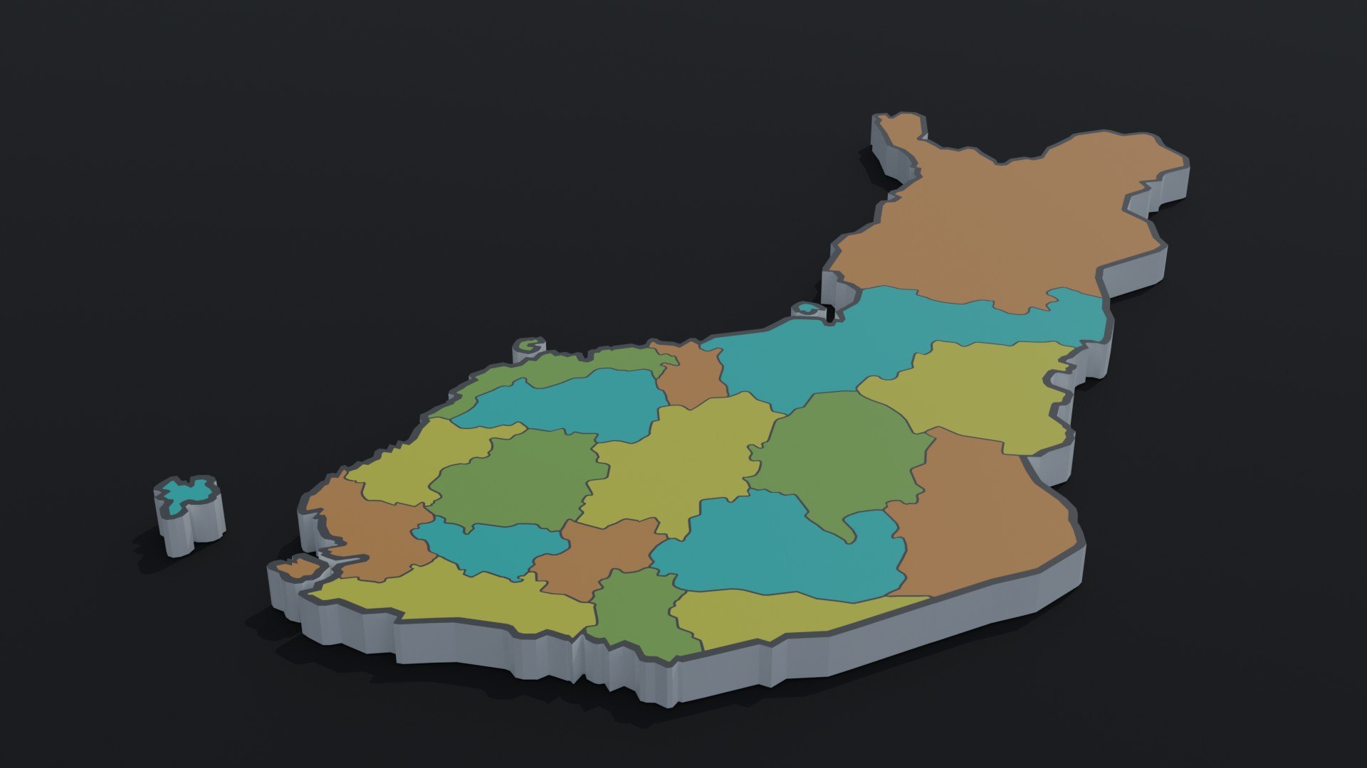 Political Map Of Finland Model TurboSquid 2066357   4 