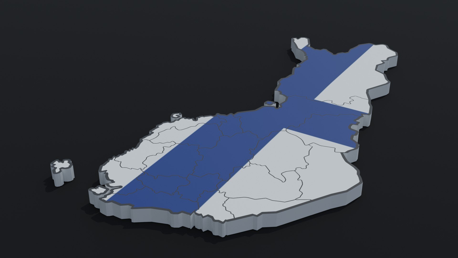 Political Map Of Finland Model TurboSquid 2066357   2 