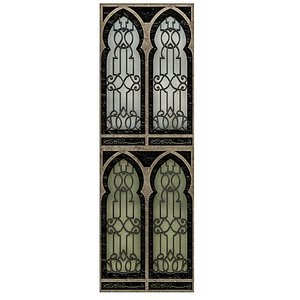 3D mosque window model