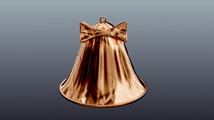 3D Christmas Bowtie Jingle Bell