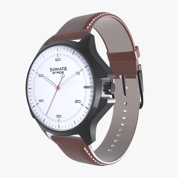 Titan Stride - Hybrid Smartwatch - White 3D model