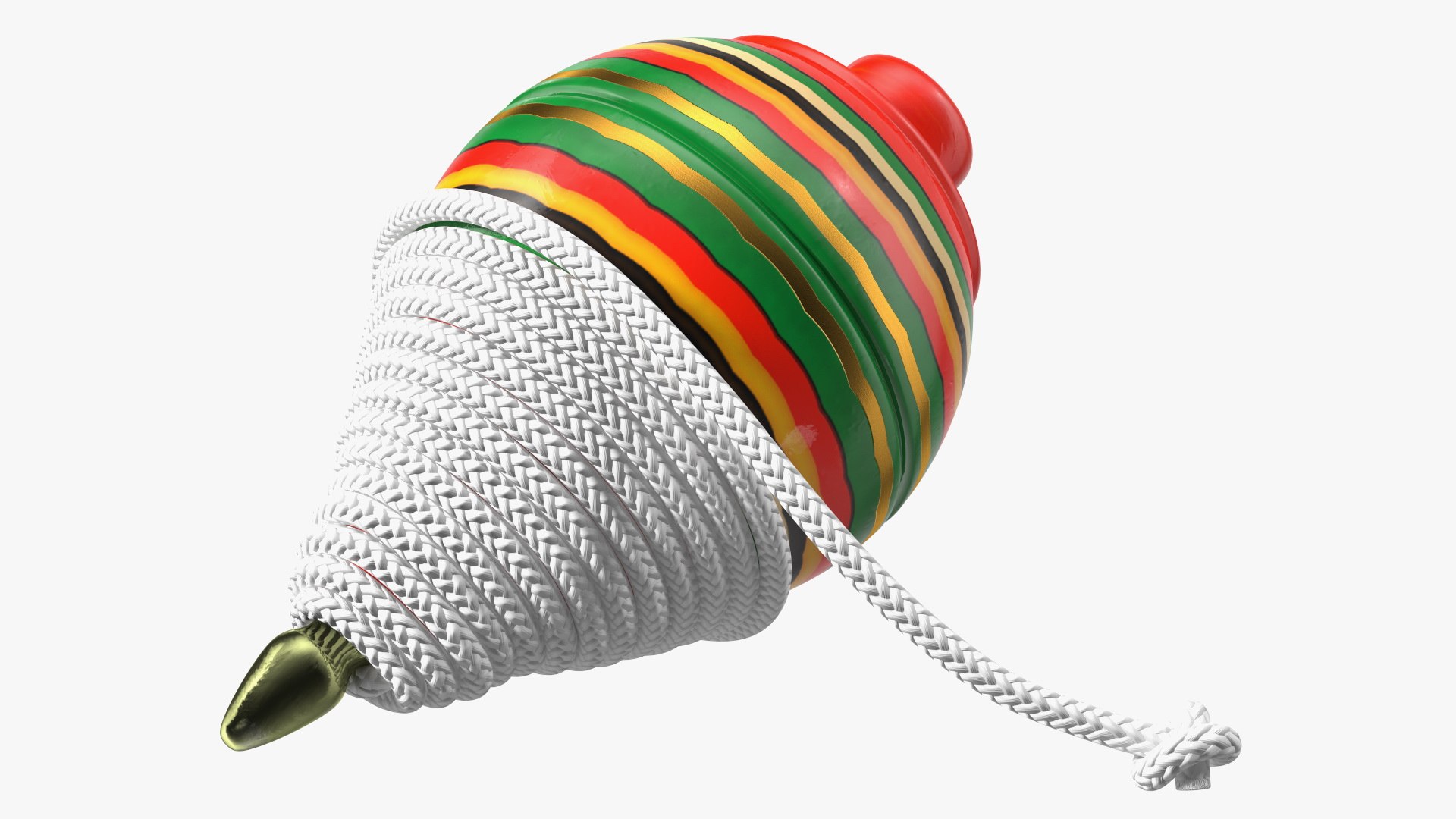 Spinning Toy Reeled Painted 3D model preview