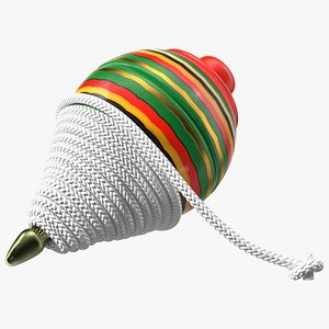 Spinning Toy Reeled Painted