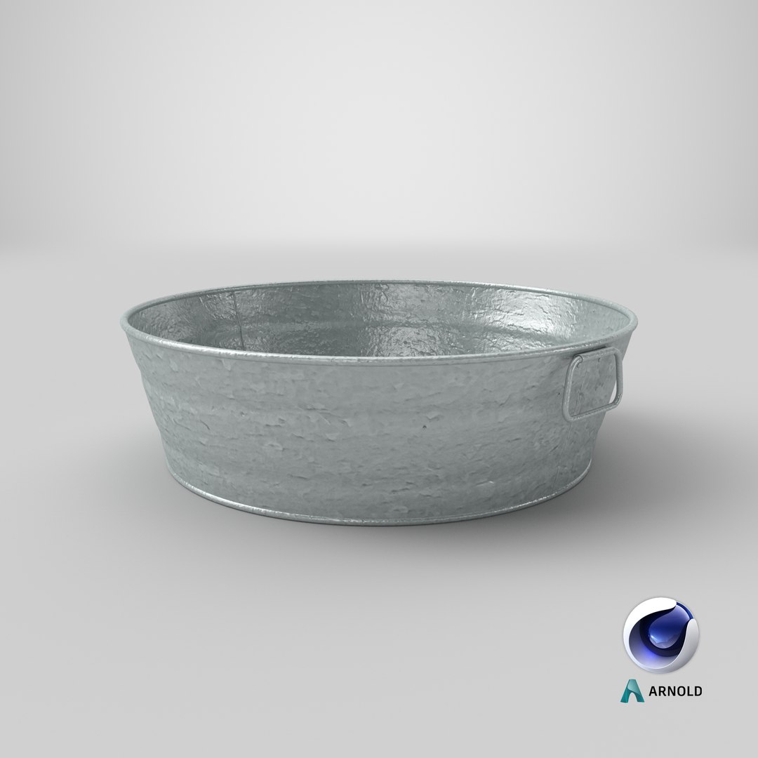 3D model realistic galvanized metal tub https://p.turbosquid.com/ts-thumb/Jg/KofN9f/uuCn46Eq/stemcell_cinema_4d_arnold_render/png/1602046763/1920x1080/fit_q87/f341bc97ab3b728c3f396583d52de31402c00a18/stemcell_cinema_4d_arnold_render.jpg