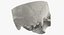 Kolekcja Human Skulls 02 Biało-żółta - 24 modele