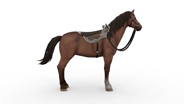 Cavalo de corrida realista Modelo 3D - TurboSquid 1133352