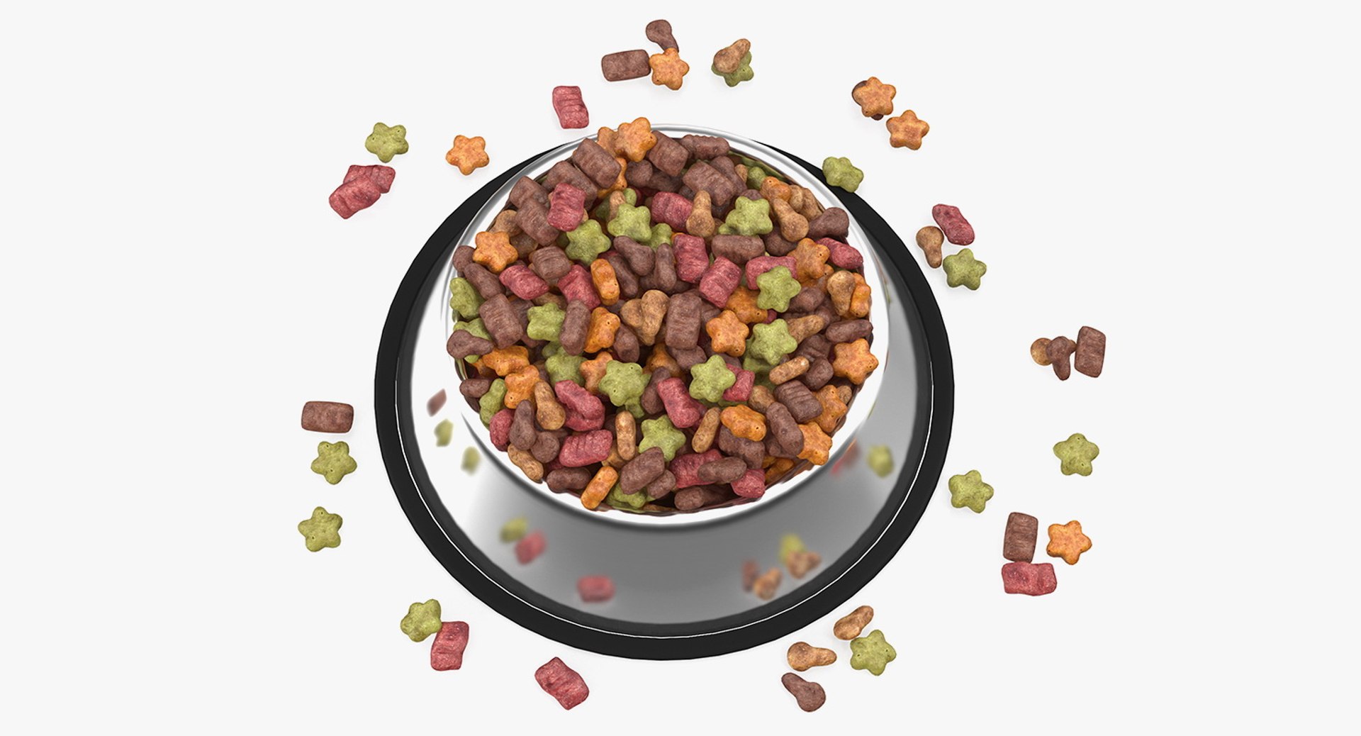 Dry Pet Food Stainless Steel 3D Model - TurboSquid 1426739