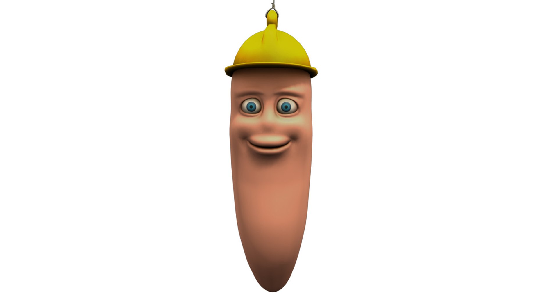 Worm Cartoon Rig 3D - TurboSquid 1539141