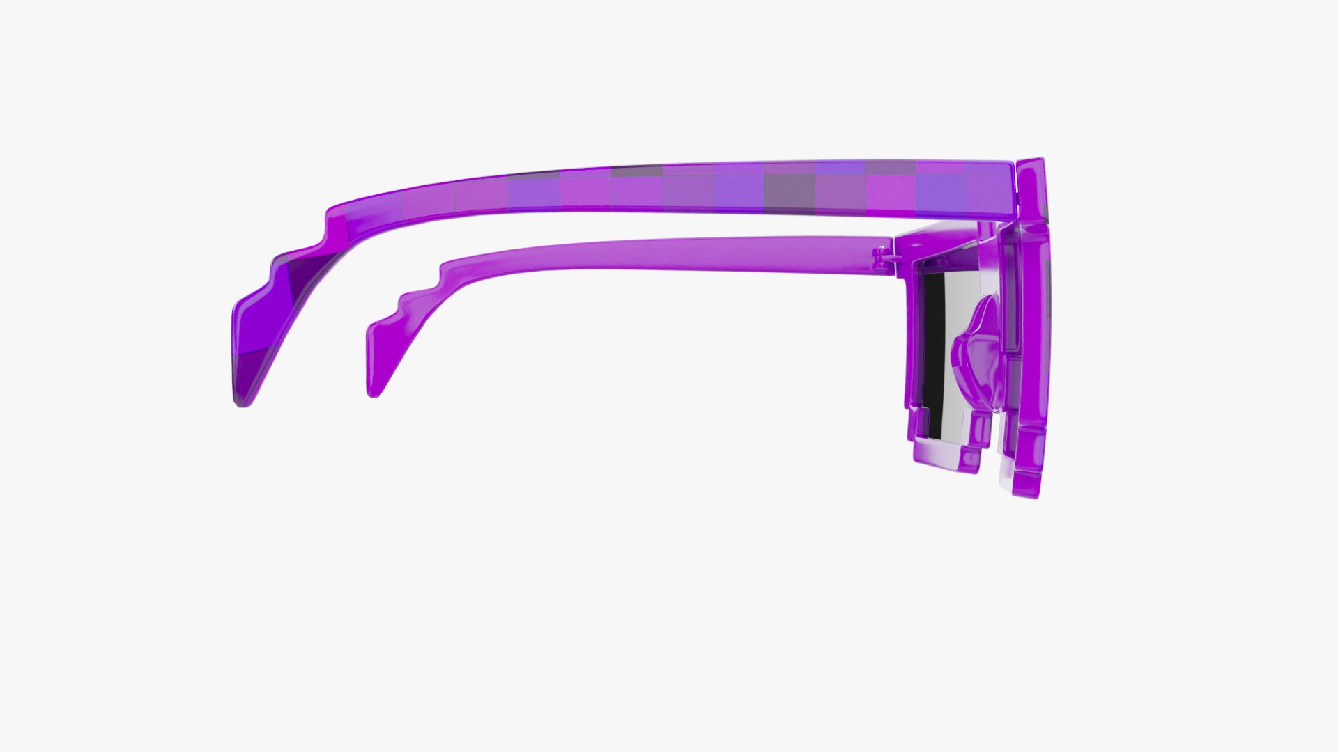 3d Pixel Style Sunglasses Model Turbosquid 1960418