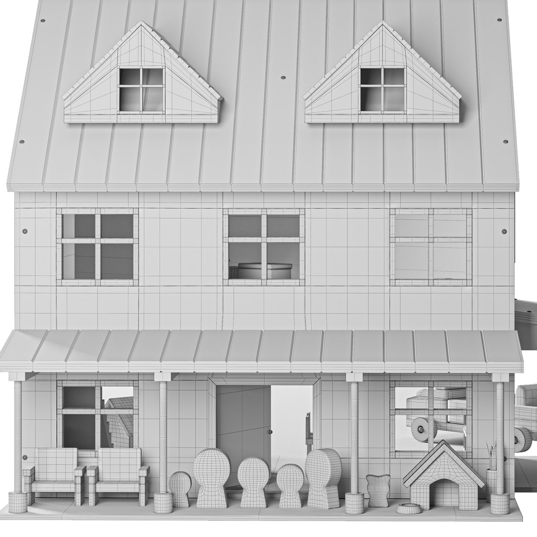 Coco Village Dollhouse 3d Model Turbosquid 2087407