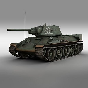 3D t-34-76 - 1942 soviet