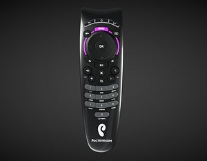3D remote controller tv model