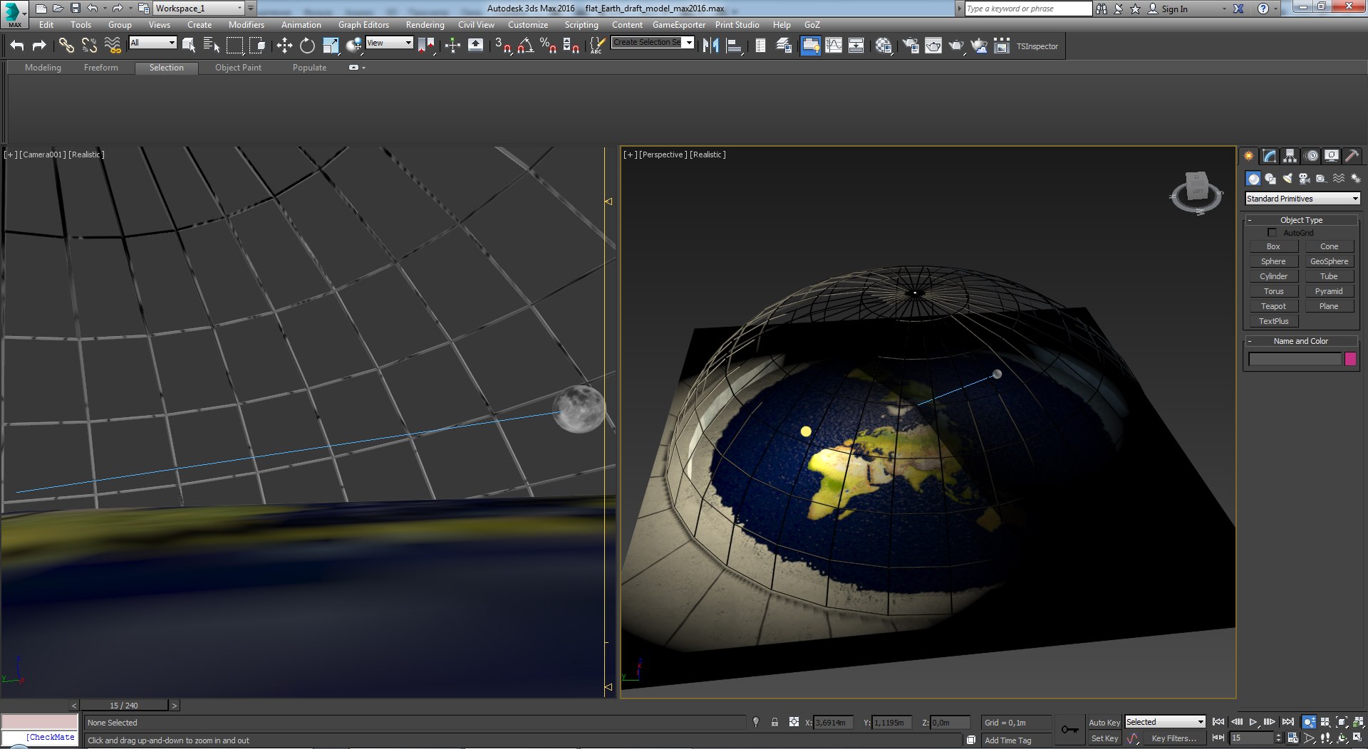 Free Flat Earth Draft Model - TurboSquid 1212497