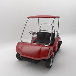 3D Golf Car 1
