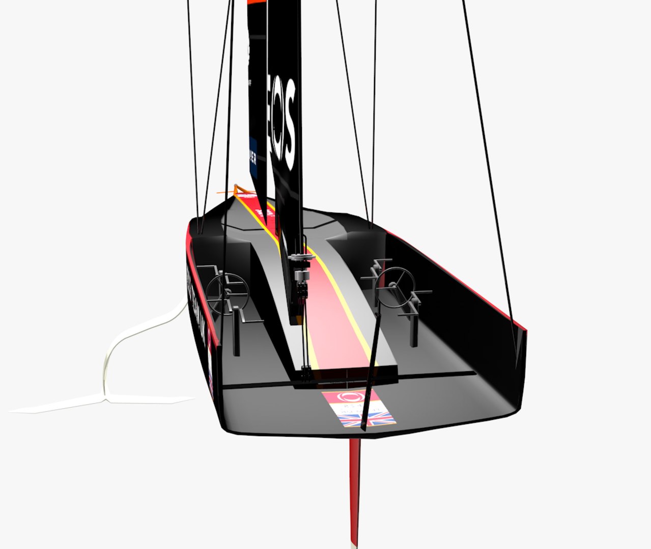 英力士 AC75 美洲杯游艇3D模型 - TurboSquid 1683499