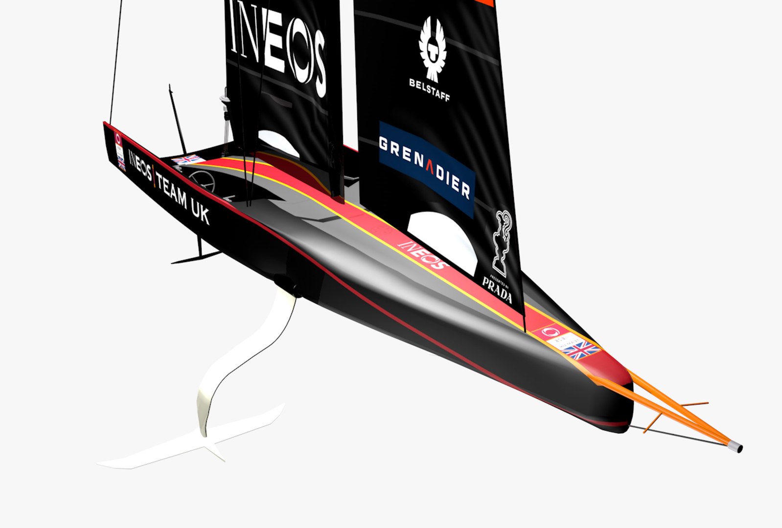 3D ac75 yacht ineos model - TurboSquid 1683499